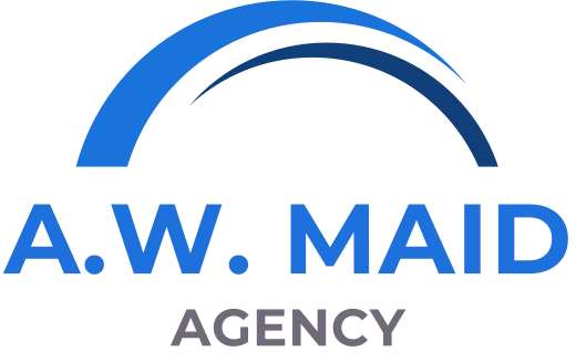 A.W. Maid Agency logo