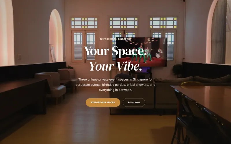 All In One BGL party room Singapore homepage