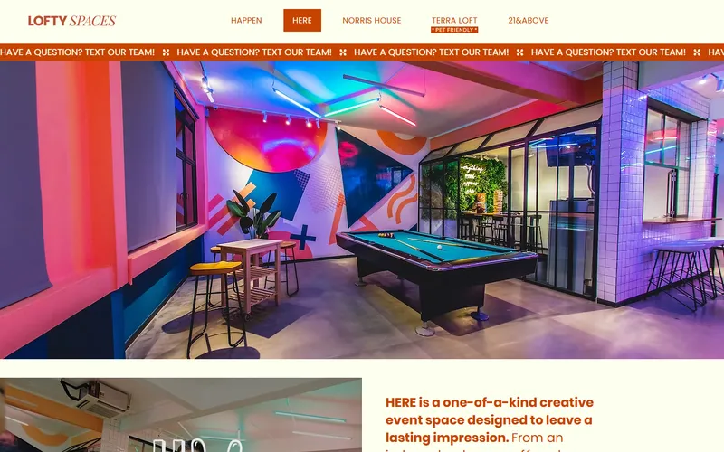 HERE Farrer Park glasshouse venue Singapore homepage