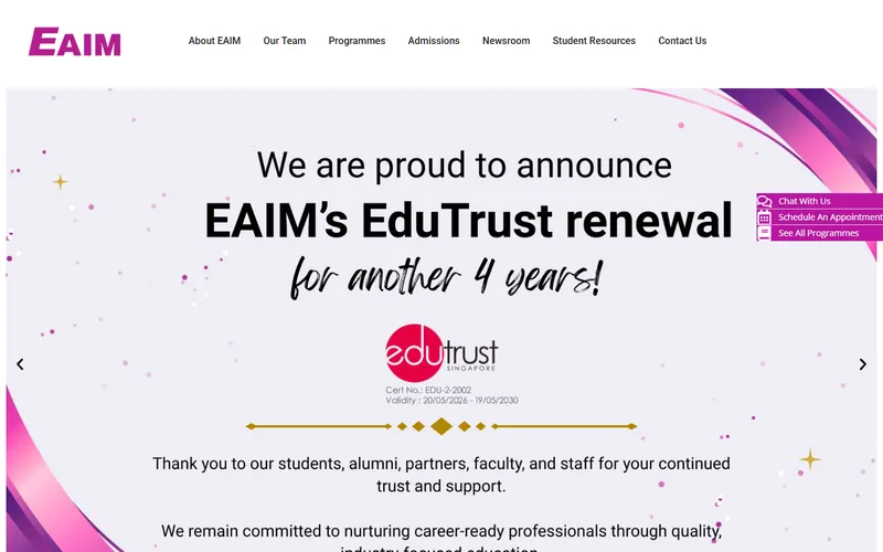 EAIM homepage
