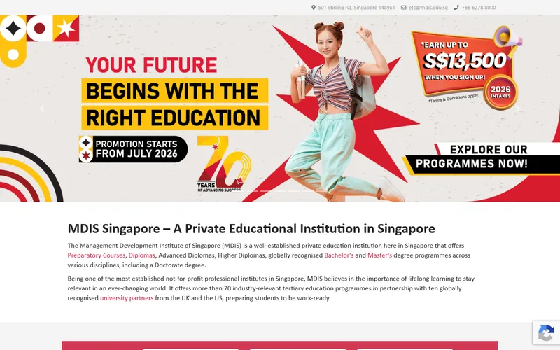 MDIS homepage