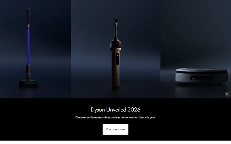 Dyson Singapore homepage