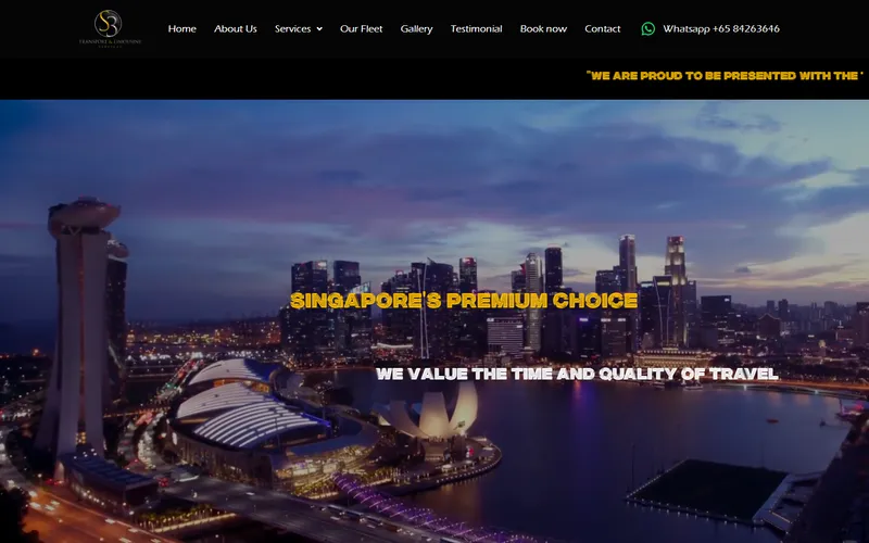 S3 Transport and Limousine Services homepage