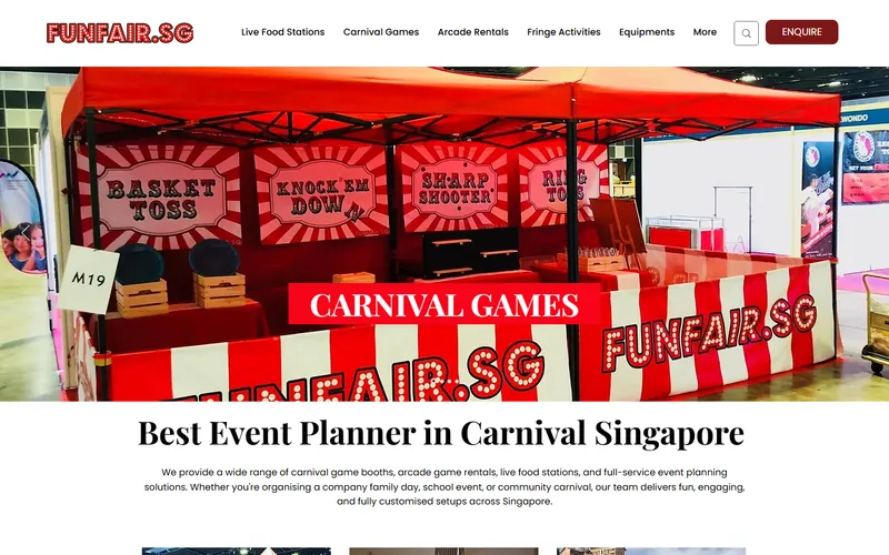 Funfair.sg homepage