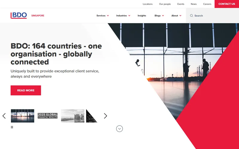 BDO audit firm Singapore homepage