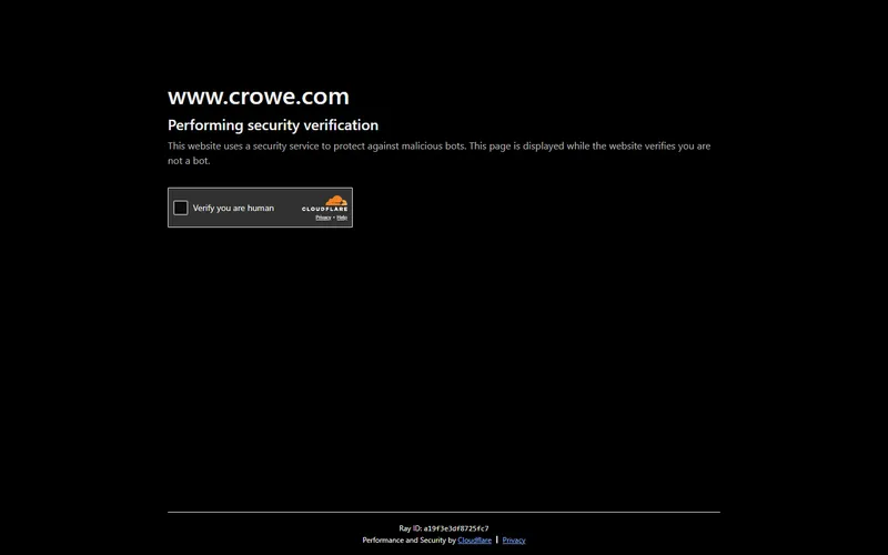 Crowe audit firm Singapore homepage