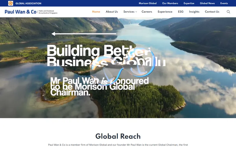 Paul Wan and Co audit firm Singapore homepage