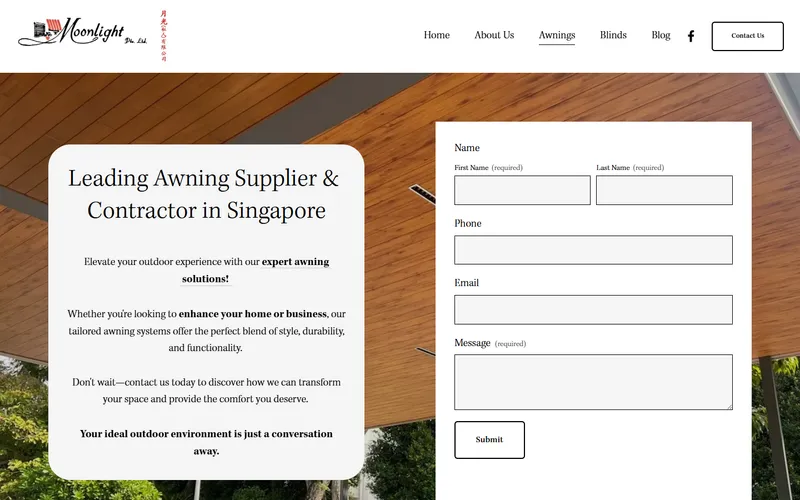 Moonlight Singapore homepage