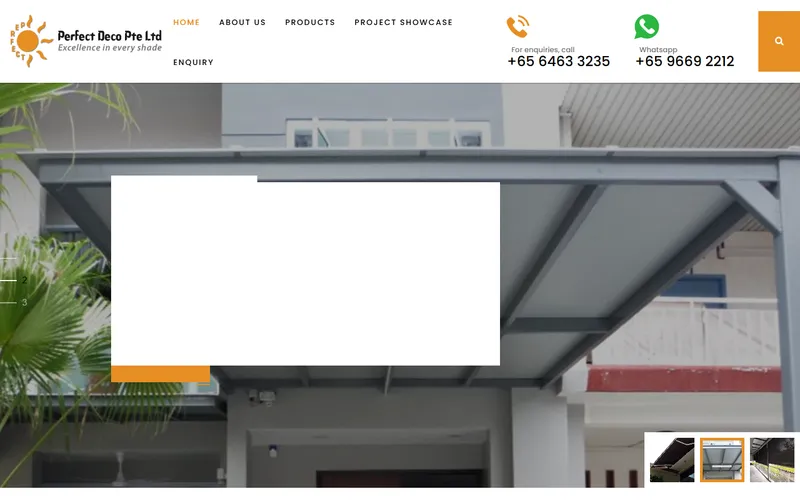 Perfect Deco homepage