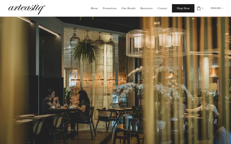 Arteastiq homepage