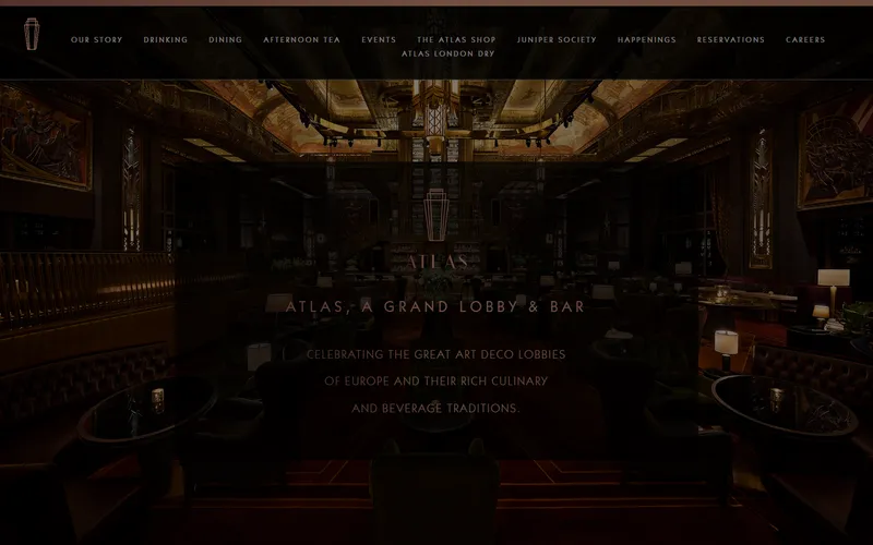 Atlas Bar homepage