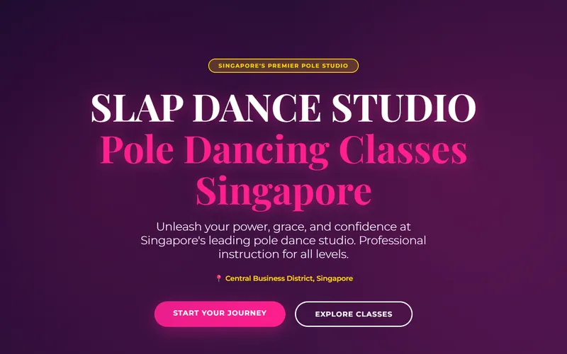 SLAP Dance Studio homepage