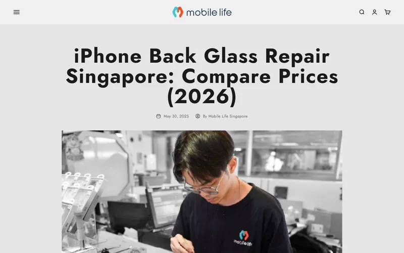 Mobile Life homepage