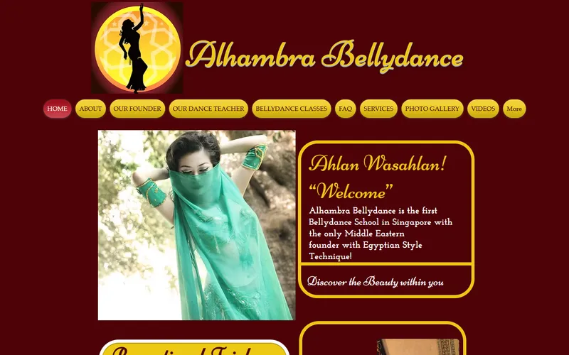 Alhambra Bellydance homepage