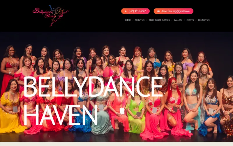 Bellydance Haven homepage