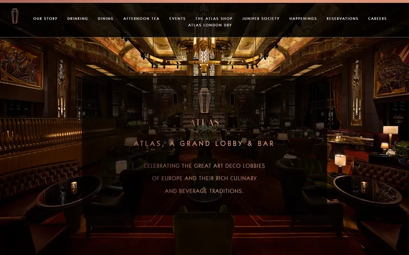 Atlas Bar homepage
