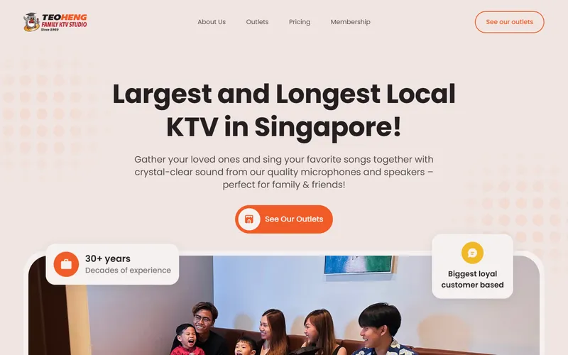 Teo Heng KTV Studio homepage