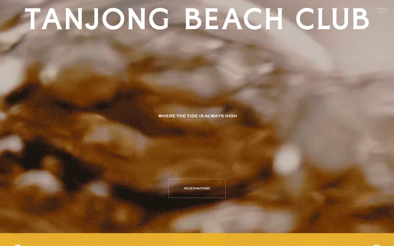Tanjong Beach Club homepage