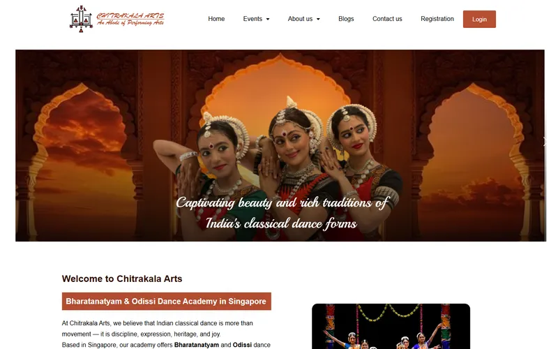 Chitrakala Arts homepage