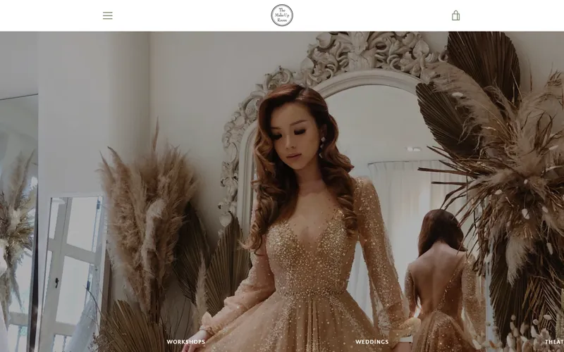 The Make Up Room bridal Singapore homepage