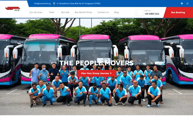 A&S Transit homepage