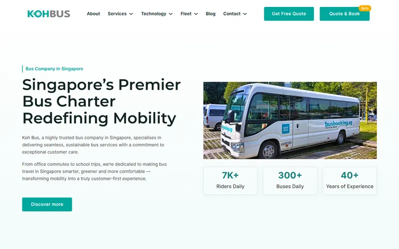 Koh Bus homepage