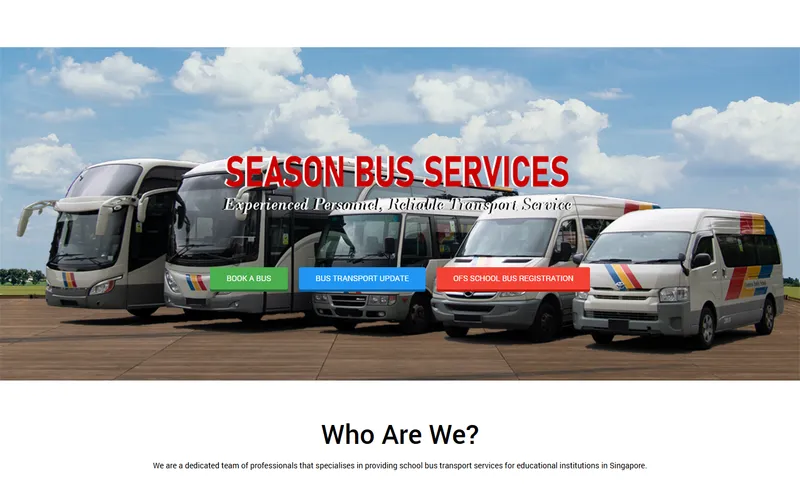 Season Bus Services homepage