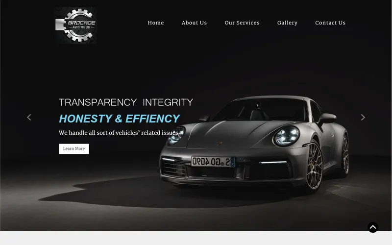 Brocade Auto homepage
