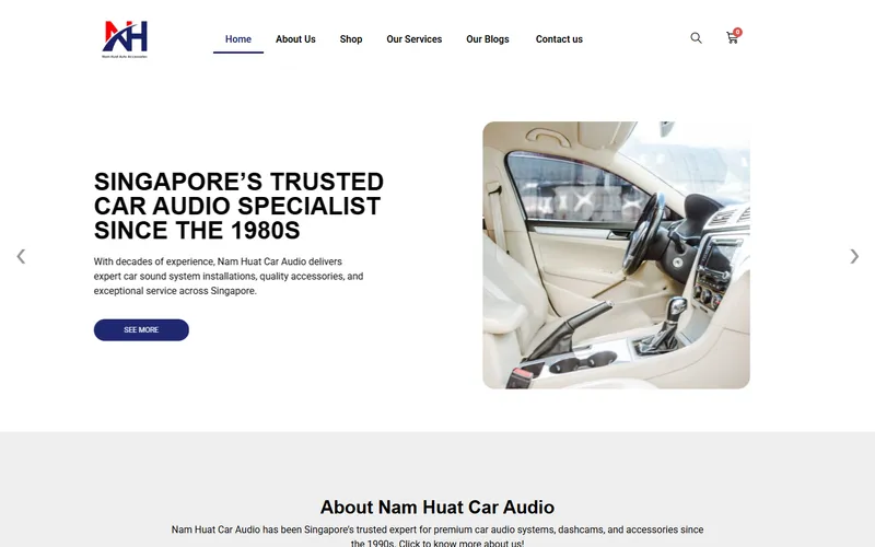 Nam Huat Car Audio homepage