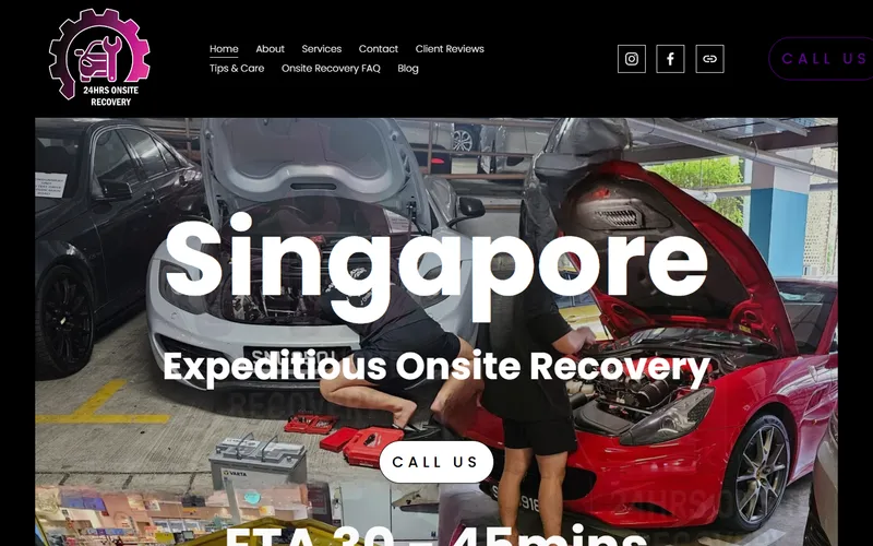 24Hrs Onsite homepage