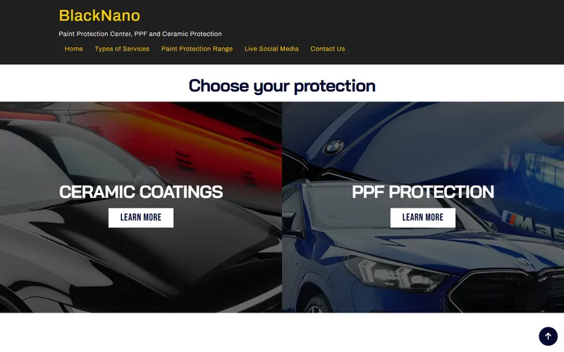 BlackNano homepage
