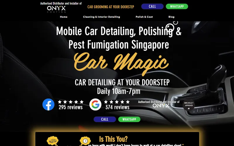 Car Magic SG homepage
