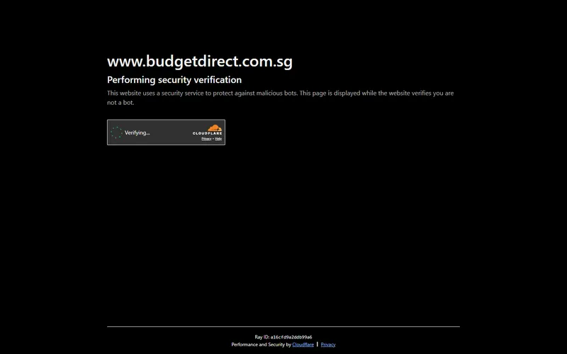 Budget Direct Insurance homepage