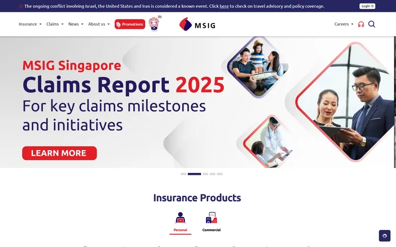 MSIG homepage