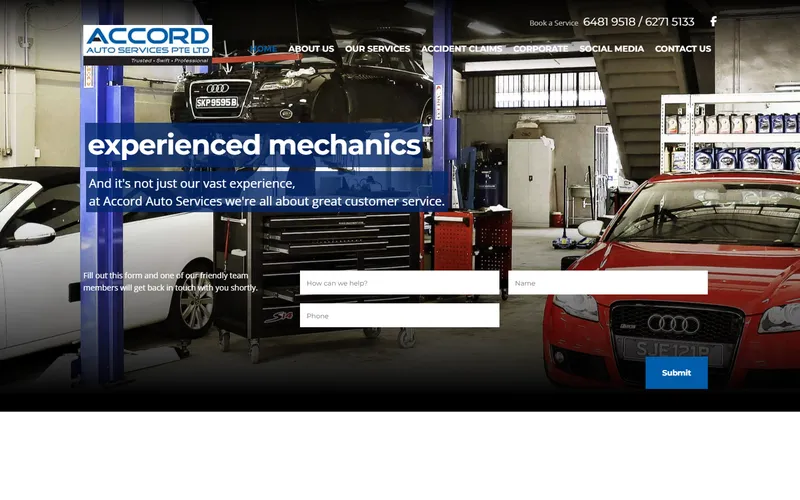 Accord Auto Services homepage