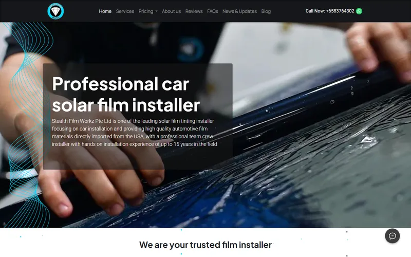 Stealth Film Workz homepage