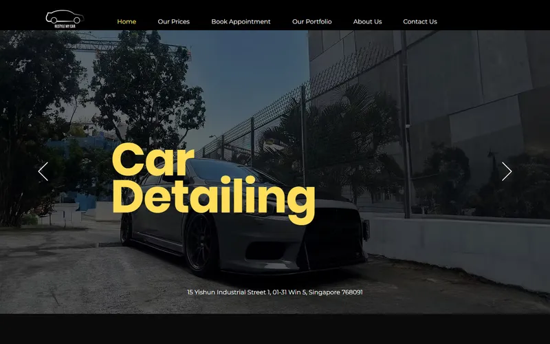 Restyle My Car homepage