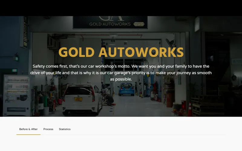 Gold Autoworks homepage