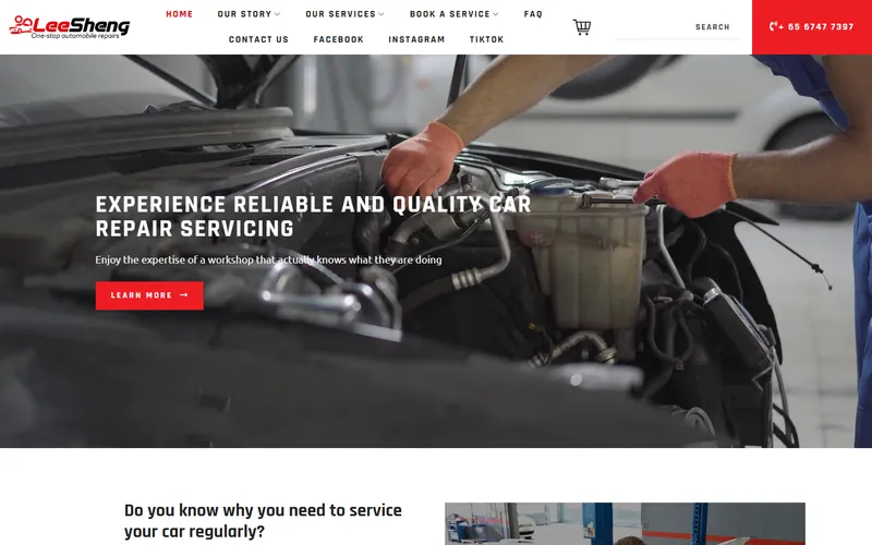 Lee Sheng Auto homepage