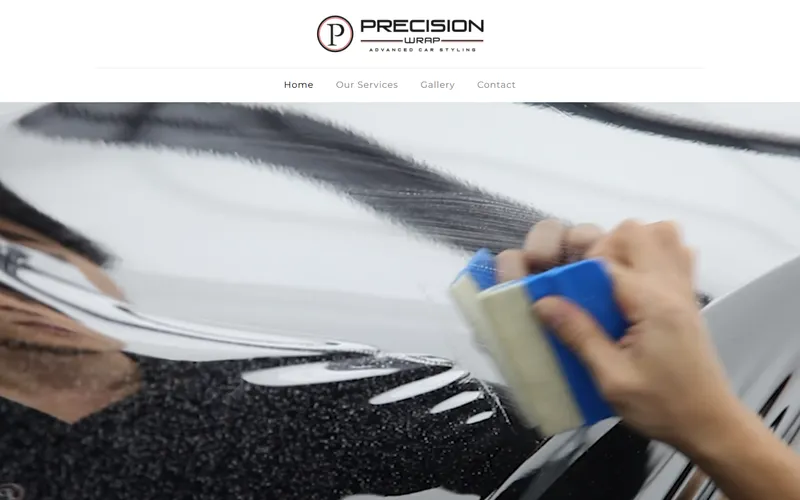 Precision Wrap homepage