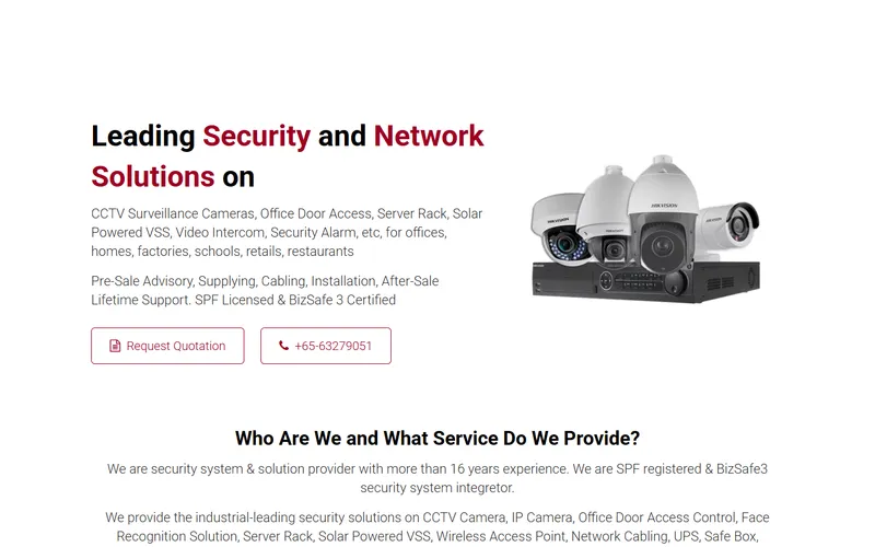 SafeTrolley CCTV camera and security systems Singapore homepage