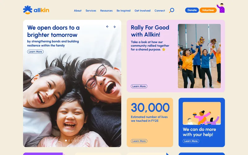 Allkin Singapore homepage
