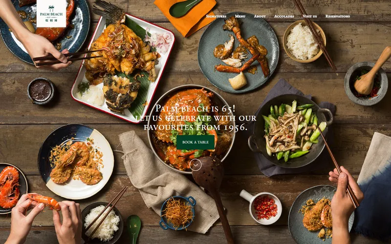 Palm Beach Seafood homepage