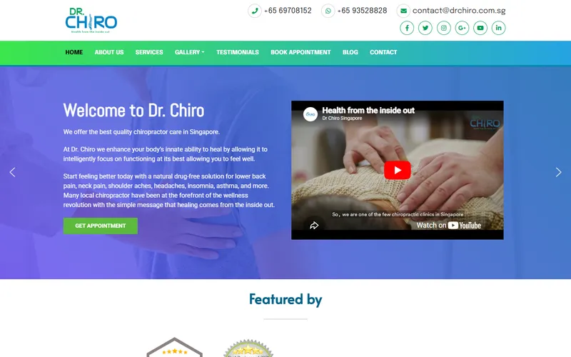 Dr.chiro homepage