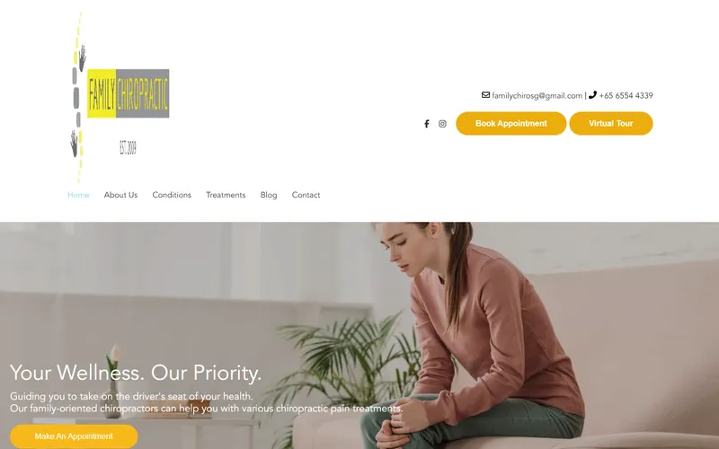 Family Chiropractic homepage