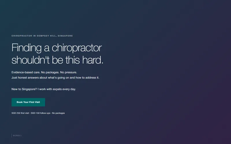 The Expat Chiro homepage