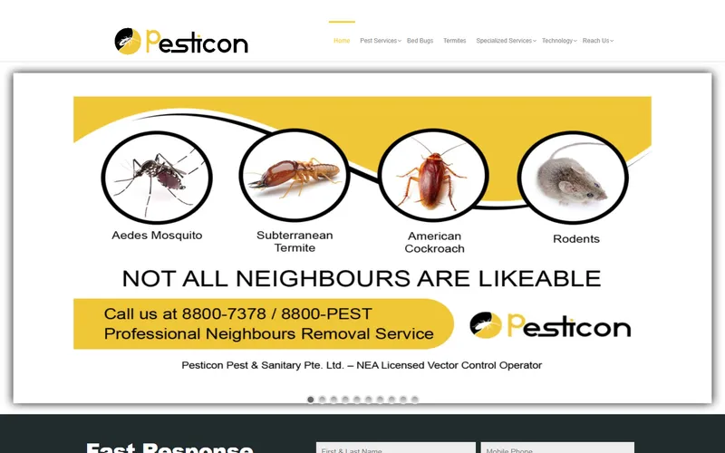 Pesticon homepage