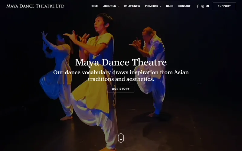 Maya Dance Theatre homepage
