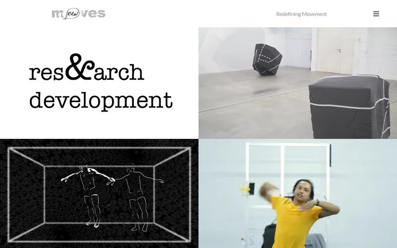 RAW Moves homepage