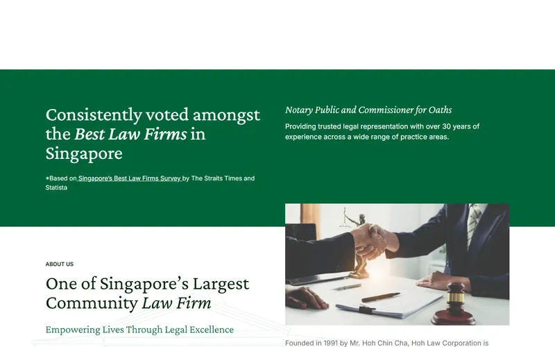 Hoh Law Corporation homepage